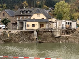 Auswirkungen der Flutkatastrophe im Ahrtal