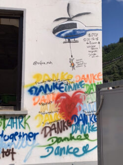 Danke für die Unterstützung im Ahrtal