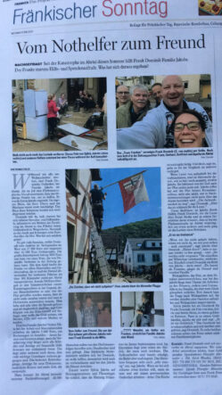 Zeitungsbericht aus dem Ahrtal